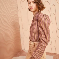 ULLA JOHNSON Dari Blouse - Mulberry -Cheap Style Qube Store ULLA JOHNSON Dari Blouse MULBERRY 0070