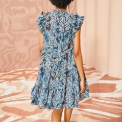 ULLA JOHNSON Denia Dress - Morning Glory -Cheap Style Qube Store ULLA JOHNSON Denia Dress MORNING GLORY 03