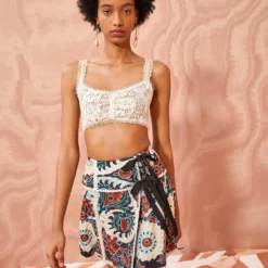 ULLA JOHNSON Dimi Skirt - Lapis -Cheap Style Qube Store ULLA JOHNSON Dimi Skirt LAPIS 0058