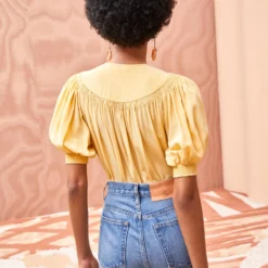 ULLA JOHNSON Dina Top - Dune -Cheap Style Qube Store ULLA JOHNSON Dina Top DUNE 04