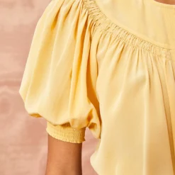 ULLA JOHNSON Dina Top - Dune -Cheap Style Qube Store ULLA JOHNSON Dina Top DUNE 05