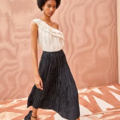 ULLA JOHNSON Dioni Skirt - Noir