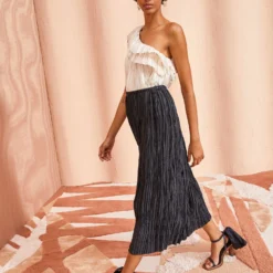 ULLA JOHNSON Dioni Skirt - Noir -Cheap Style Qube Store ULLA JOHNSON Dioni Skirt NOIR 05