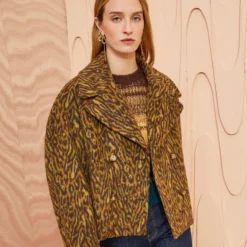 ULLA JOHNSON Dorothea Jacket - Lynx -Cheap Style Qube Store ULLA JOHNSON Dorothea Jacket LYNX 0135