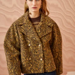 ULLA JOHNSON Dorothea Jacket - Lynx