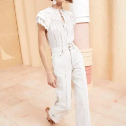 ULLA JOHNSON Eva Top - Blanc 7 ULLA JOHNSON Eva Top - Blanc -Cheap Style Qube Store ULLA JOHNSON EVA TOP BLANC 03