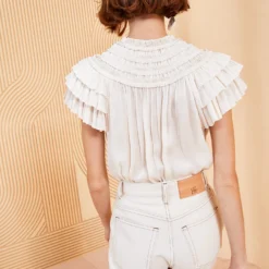 ULLA JOHNSON Eva Top - Blanc 8 ULLA JOHNSON Eva Top - Blanc -Cheap Style Qube Store ULLA JOHNSON EVA TOP BLANC 04