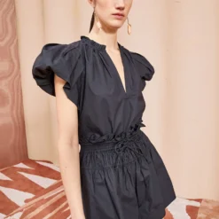 ULLA JOHNSON Evelyn Top - Noir