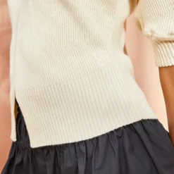 ULLA JOHNSON Eila Top - Chalk -Cheap Style Qube Store ULLA JOHNSON Eila Top CHALK 0053