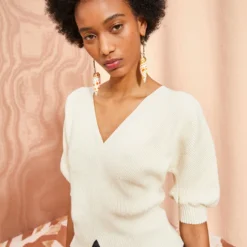 ULLA JOHNSON Eila Top - Chalk -Cheap Style Qube Store ULLA JOHNSON Eila Top CHALK 0092