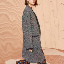 ULLA JOHNSON Eleanor Coat - Graphite -Cheap Style Qube Store ULLA JOHNSON Eleanor Coat GRAPHITE 0017