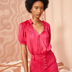 ULLA JOHNSON Eleni Top - Orchid