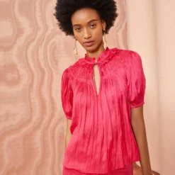 ULLA JOHNSON Eleni Top - Orchid -Cheap Style Qube Store ULLA JOHNSON Eleni Top ORCHID 03