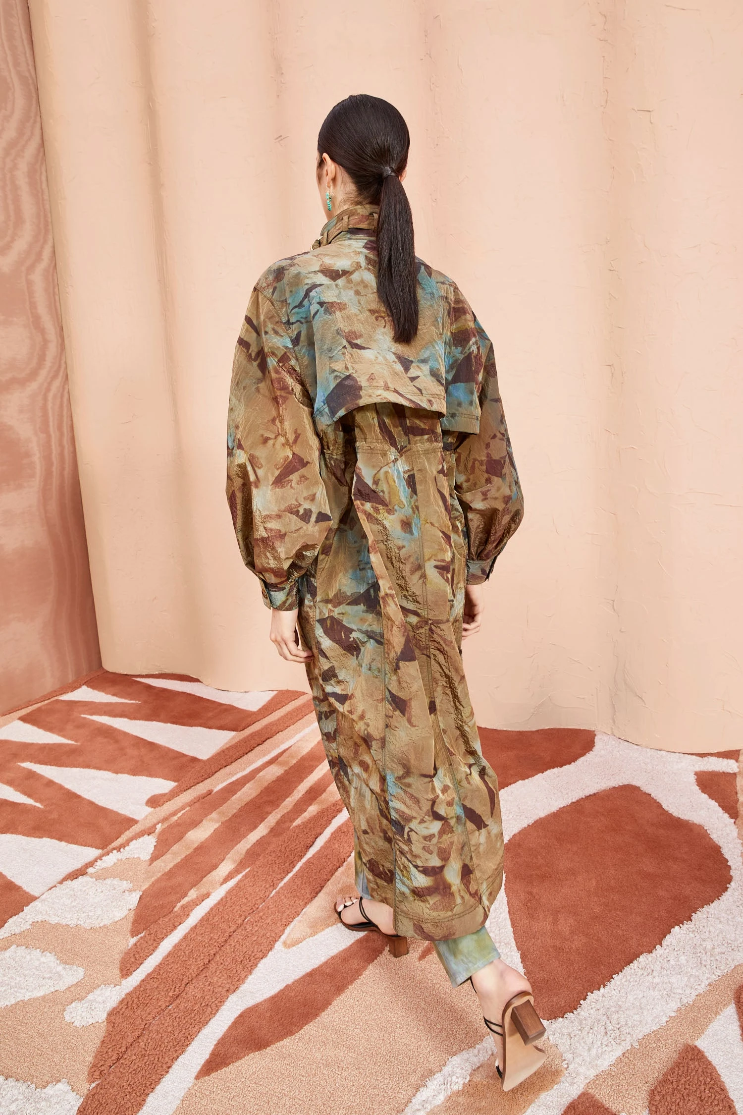 ULLA JOHNSON Elettra Trench - Chalcedony 5 ULLA JOHNSON Elettra Trench - Chalcedony - Image 5