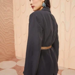 ULLA JOHNSON Ellery Jacket - Noir -Cheap Style Qube Store ULLA JOHNSON Ellery Jacket NOIR 0147