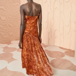 ULLA JOHNSON Elodie Dress - Sienna -Cheap Style Qube Store ULLA JOHNSON Elodie Dress SIENNA 0029