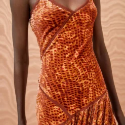 ULLA JOHNSON Elodie Dress - Sienna -Cheap Style Qube Store ULLA JOHNSON Elodie Dress SIENNA 02 ALT