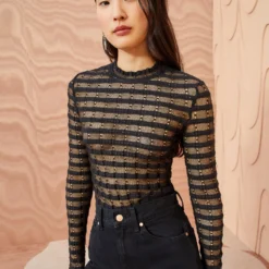 ULLA JOHNSON Emma Top - Noir 8 ULLA JOHNSON Emma Top - Noir -Cheap Style Qube Store ULLA JOHNSON Emma Top NOIR 0082