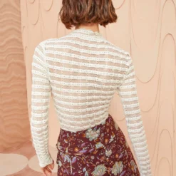 ULLA JOHNSON Emma Top - Pristine -Cheap Style Qube Store ULLA JOHNSON Emma Top PRISTINE 0109