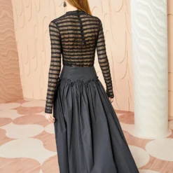 ULLA JOHNSON Emmy Skirt - Noir 7 ULLA JOHNSON Emmy Skirt - Noir -Cheap Style Qube Store ULLA JOHNSON Emmy Skirt NOIR 04