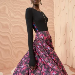 ULLA JOHNSON Emmy Skirt - Zinnia -Cheap Style Qube Store ULLA JOHNSON Emmy Skirt ZINNIA 05