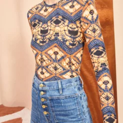 ULLA JOHNSON Eve Top - Constellation -Cheap Style Qube Store ULLA JOHNSON Eve Top CONSTELLATION 02 ALT