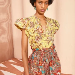 ULLA JOHNSON Evelyn Top - Calla Lily