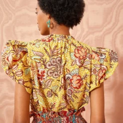 ULLA JOHNSON Evelyn Top - Calla Lily -Cheap Style Qube Store ULLA JOHNSON Evelyn Top CALLA LILY 03