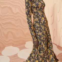 ULLA JOHNSON Fernanda Dress - Maple -Cheap Style Qube Store ULLA JOHNSON Fernanda Dress MAPLE 02 ALT