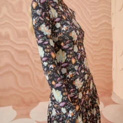 ULLA JOHNSON Fernanda Dress - Nuit -Cheap Style Qube Store ULLA JOHNSON Fernanda Dress NUIT 02 ALT