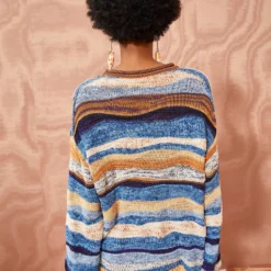 ULLA JOHNSON Francie Pullover - Aegean -Cheap Style Qube Store ULLA JOHNSON Francie Pullover AEGEAN 04