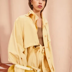 Cheap Style Qube Store -Cheap Style Qube Store ULLA JOHNSON Galina Coat DUNE 0023