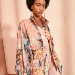 ULLA JOHNSON Giorgia Jacket - Fire Opal