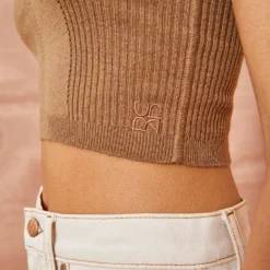 ULLA JOHNSON Giselle Top - Chestnut -Cheap Style Qube Store ULLA JOHNSON Giselle Top CHESTNUT 0047