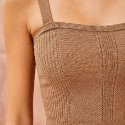 ULLA JOHNSON Giselle Top - Chestnut -Cheap Style Qube Store ULLA JOHNSON Giselle Top CHESTNUT 05