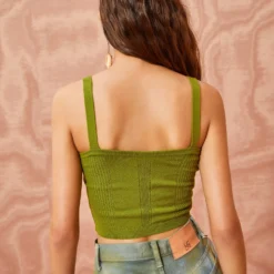 ULLA JOHNSON Giselle Top - Willow -Cheap Style Qube Store ULLA JOHNSON Giselle Top WILLOW 0077