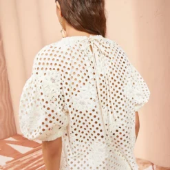 ULLA JOHNSON Grace Top - Pearl -Cheap Style Qube Store ULLA JOHNSON Grace Top PEARL 04