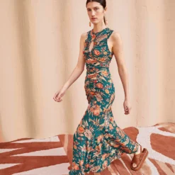 ULLA JOHNSON Gwynne Dress - Delphinium -Cheap Style Qube Store ULLA JOHNSON Gwynne Dress DELPHINIUM 03