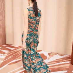 ULLA JOHNSON Gwynne Dress - Delphinium -Cheap Style Qube Store ULLA JOHNSON Gwynne Dress DELPHINIUM 04