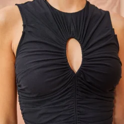 ULLA JOHNSON Gwynne Dress - Noir -Cheap Style Qube Store ULLA JOHNSON Gwynne Dress NOIR 05