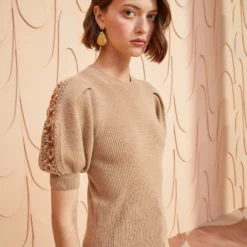 ULLA JOHNSON Harper Top - Fawn -Cheap Style Qube Store ULLA JOHNSON Harper Top FAWN 03