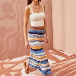 ULLA JOHNSON Hattie Skirt - Aegean