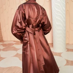 ULLA JOHNSON Helaine Coat - Mahogany -Cheap Style Qube Store ULLA JOHNSON Helaine Coat MAHOGANY 0038