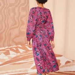 ULLA JOHNSON Helia Dress - Snapdragon -Cheap Style Qube Store ULLA JOHNSON Helia Dress SNAPDRAGON 04