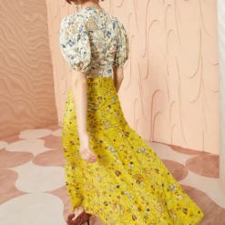 ULLA JOHNSON Imani Skirt - Mimosa -Cheap Style Qube Store ULLA JOHNSON Imani Skirt MIMOSA 0127