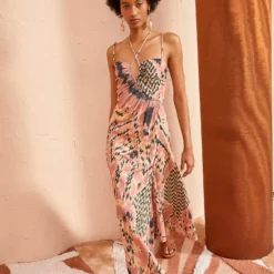 ULLA JOHNSON Imara Dress - Honeycomb -Cheap Style Qube Store ULLA JOHNSON Imara Dress HONEYCOMB 03