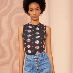 ULLA JOHNSON Ines Top - Nocturne -Cheap Style Qube Store ULLA JOHNSON Ines Top NOCTURNE 05