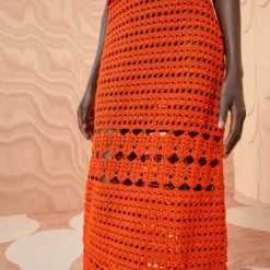 ULLA JOHNSON Innika Dress - Carnelian 10 ULLA JOHNSON Innika Dress - Carnelian -Cheap Style Qube Store ULLA JOHNSON Innika Dress CARNELIAN 0181