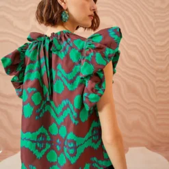 ULLA JOHNSON Iren Top - Malachite -Cheap Style Qube Store ULLA JOHNSON Iren Top MALACHITE 04