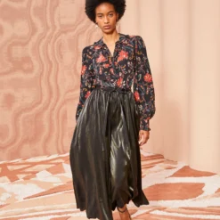 ULLA JOHNSON Irvette Skirt - Noir 7 ULLA JOHNSON Irvette Skirt - Noir -Cheap Style Qube Store ULLA JOHNSON Irvette Skirt NOIR 0025